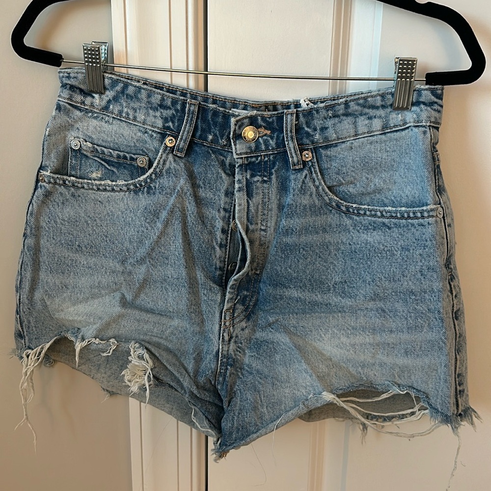 Zara Blue Jean Shorts